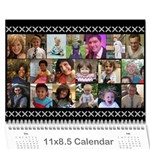 kleinerman calendar - Wall Calendar 11  x 8.5  (12-Months)