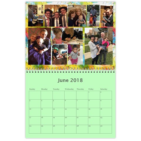 Kleinerman Calendar By Yocheved Jun 2018