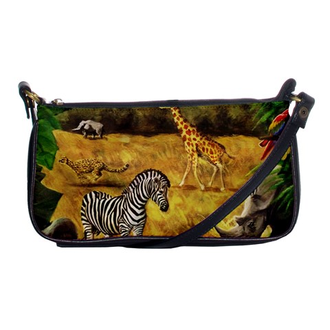 Jungel Scene Shoulder Clutch Bag By Nanceania Front