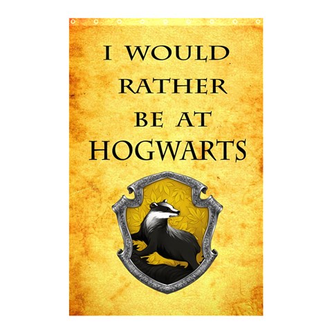 Hufflepuff Shower Curtain By Filipe Santini Curtain(48  X 72 ) - 42.18 x64.8  Curtain(48  X 72 )