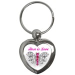 Christine Rose love keychain - Key Chain (Heart)