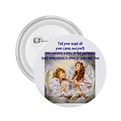 angel sign friend - 2.25  Button