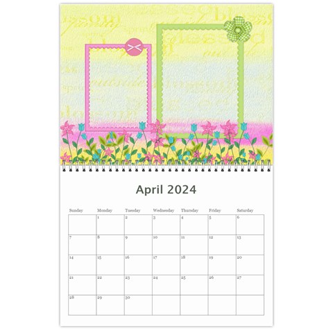 2024 Calendar Mix 1 By Lisa Minor Apr 2024