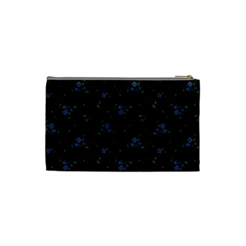 Blue Roses Cosmetic Bag  By Annette Back
