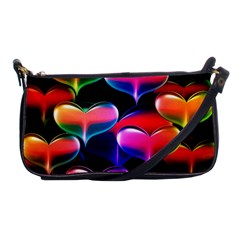 hearts on hearts clutch purse - Shoulder Clutch Bag
