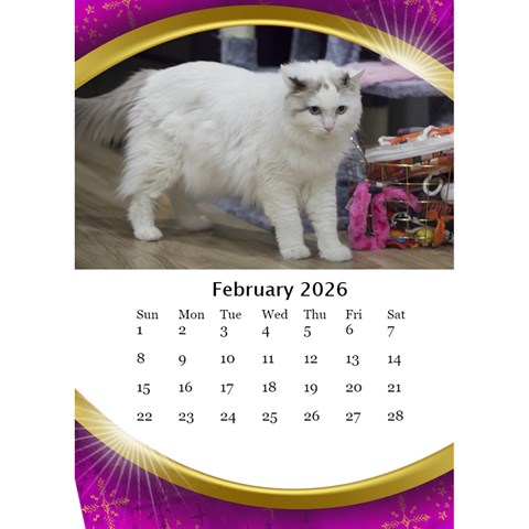 My Happy  Calendar By Deborah Feb 2026