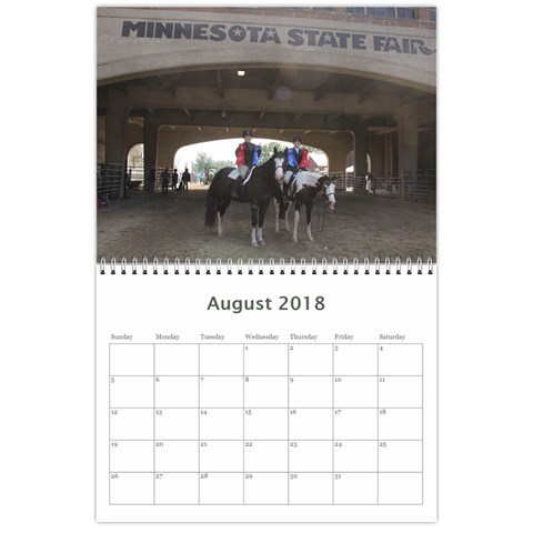 2017 Calender By Kim Gonsales Aug 2018