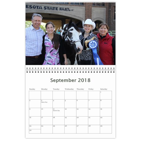 2017 Calender By Kim Gonsales Sep 2018