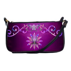 burgundy royal crown clutch purse - Shoulder Clutch Bag