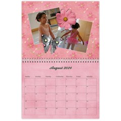 Pinky Green Floral 2023 Calendar By Mikki Apr 2023
