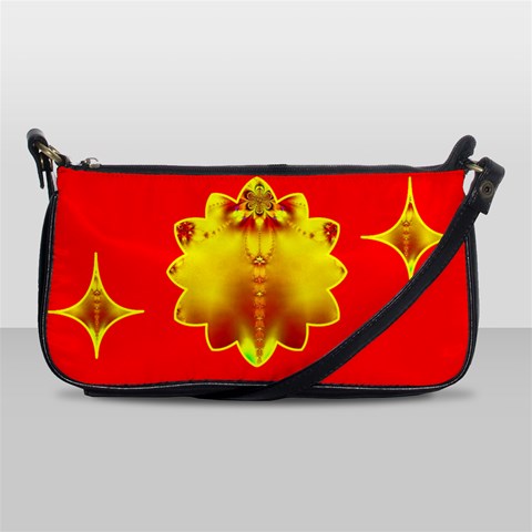 Yellow Royal Lace Clutch Purse By Nanceania Front