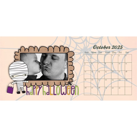 Desktop Calendar 11x5, Family Memories By Mikki Oct 2025