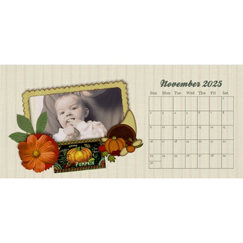 Desktop Calendar 11x5, Family Memories By Mikki Nov 2025