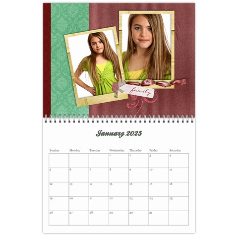 Calendar Jan 2025