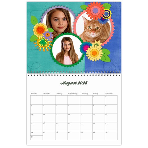 Calendar Aug 2025