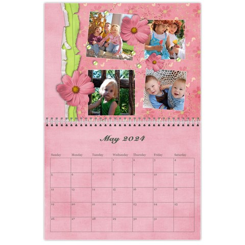 Pinky Green Floral May 2024