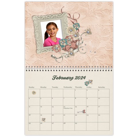 18 Month Calendar/family Feb 2024