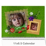 Berry Much/Love Family - Photo Calendar (12 months) - Wall Calendar 11  x 8.5  (12-Months)