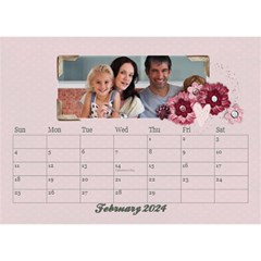 Desktop Calendar Holidays, 8 5x6, Family By Mikki Feb 2023