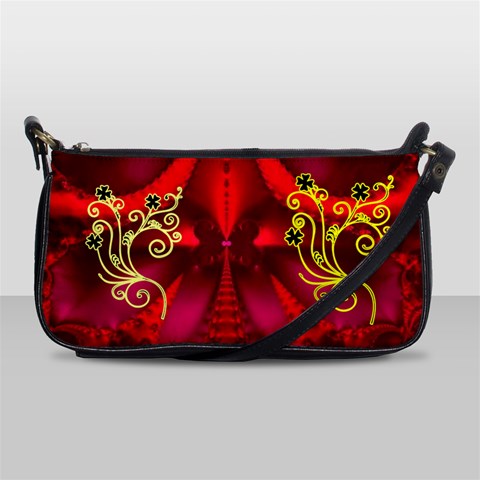 Red On Red Clutch Purse By Nanceania Front