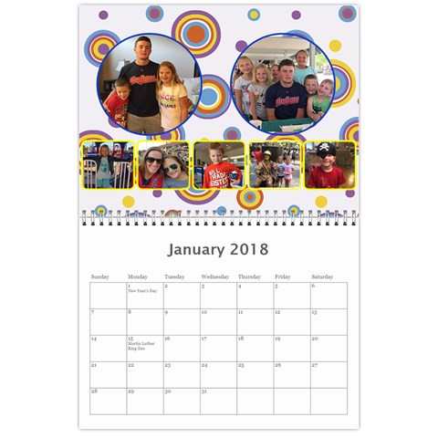 Calendar 2018 By Ryan Rampton Jan 2018