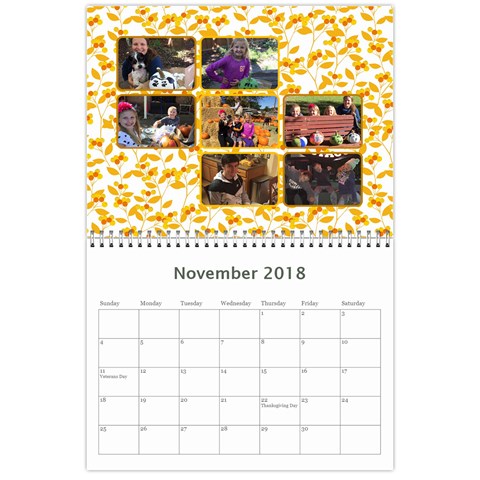 Calendar 2018 By Ryan Rampton Nov 2018