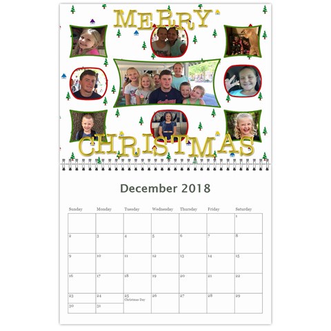 Calendar 2018 By Ryan Rampton Dec 2018