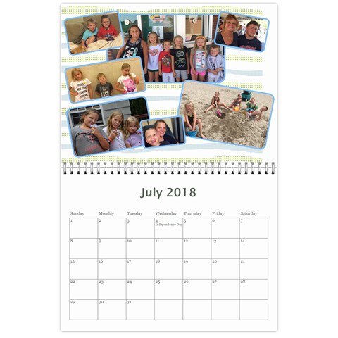 Calendar 2018 By Ryan Rampton Jul 2018