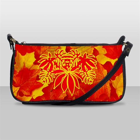 Fall Leaves Clutch Purse By Nanceania Front