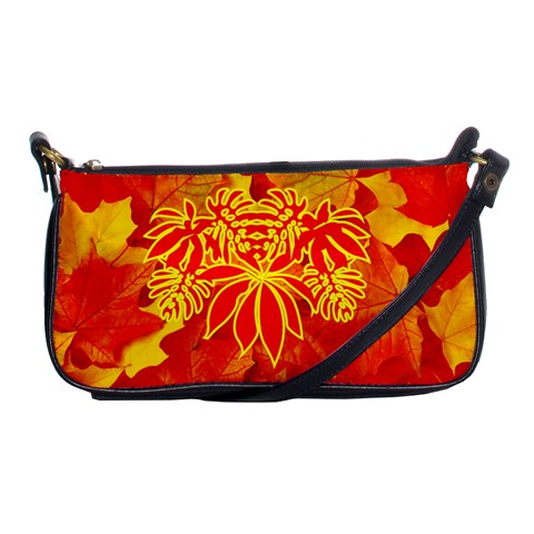 Fall Leaves Clutch Purse By Nanceania Front