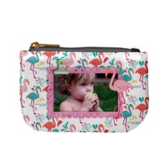 Flamingo, girl-mini coin purse template