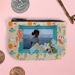 Beach-summer-flip flops- mini coin purse