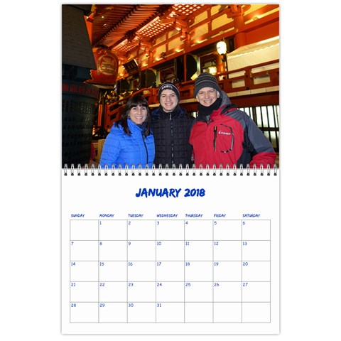 Calendar  Brice 2018 By Edna Jan 2018