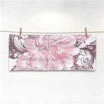Flower Print Hand Towel Front