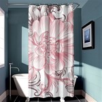 Flower Print Shower Curtain 36  x 72  (Stall) Curtain(36 X72 ) - 33.26 x66.24  Curtain(36 X72 )