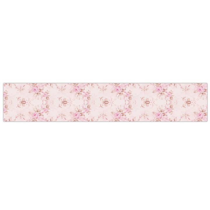 Small Flower Print Large Flano Scarf 