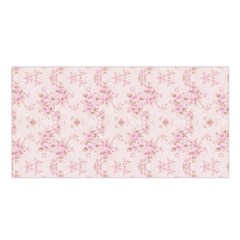 Small Flower Print Satin Shawl by jmcdesigns