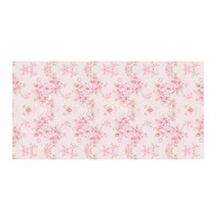 Small Flower Print Satin Wrap by jmcdesigns