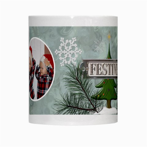 Festive Holiday Mug By Lil Center