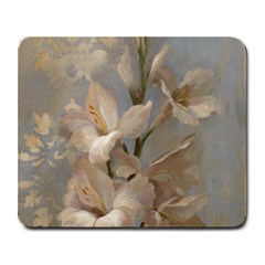 2 Flower Print Design Large Mousepad by jmcdesigns