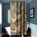 2 Flower Print Design Shower Curtain 36  x 72  (Stall) Curtain(36 X72 ) - 33.26 x66.24  Curtain(36 X72 )