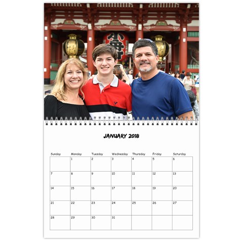 Calendario 2018 Jose By Edna Jan 2018
