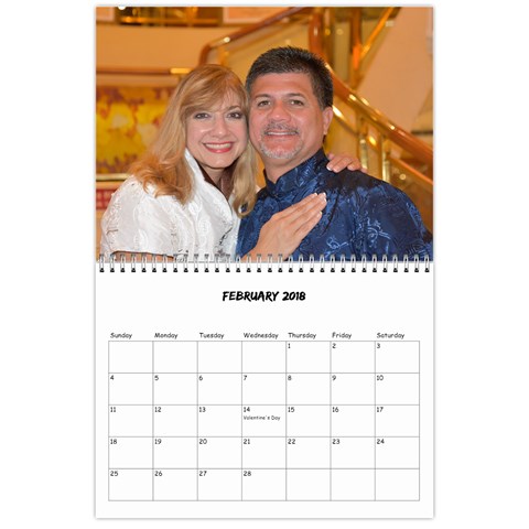Calendario 2018 Jose By Edna Feb 2018