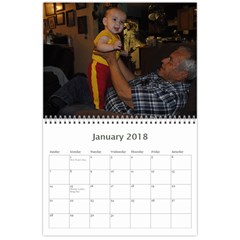 Vigil Family Calendar 2018 By Becky Month