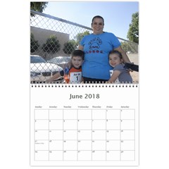 Vigil Family Calendar 2018 By Becky Mar 2018
