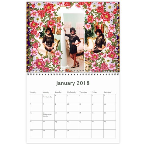 Calendar 2018 By Angel Sharma Jan 2018