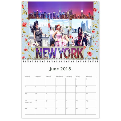 Calendar 2018 By Angel Sharma Jun 2018