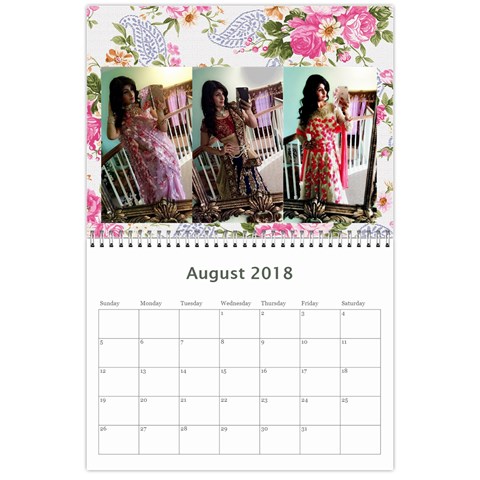 Calendar 2018 By Angel Sharma Aug 2018
