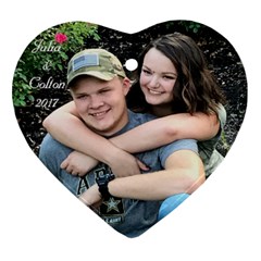 julia and colton2 - Ornament (Heart)