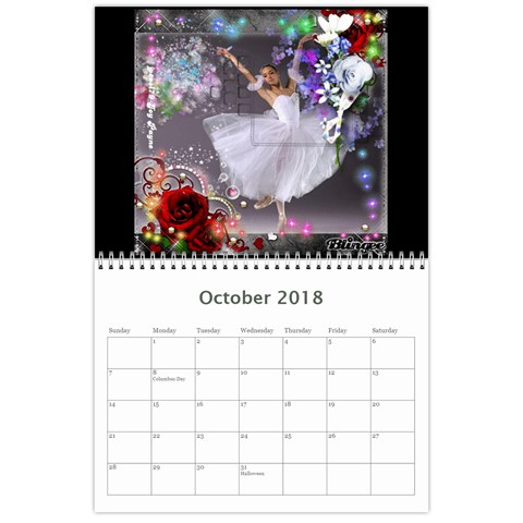 2018 Calender Oct 2018